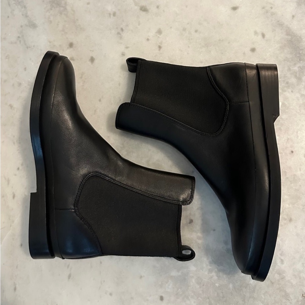 Vince Cecyl Leather Ankle Boots